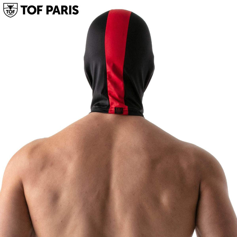 TOF Paris - Capucha con boca abierta traviesa - Negro/Rojo 