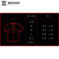 BOXER - Camisa de uniforme de cuero de lujo - Negro - Piel de cordero