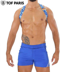 TOF Paris - Arnés Elástico Party Boy - Camuflaje Azul