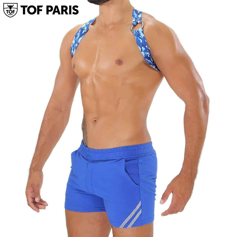 TOF Paris - Arnés Elástico Party Boy - Camuflaje Azul