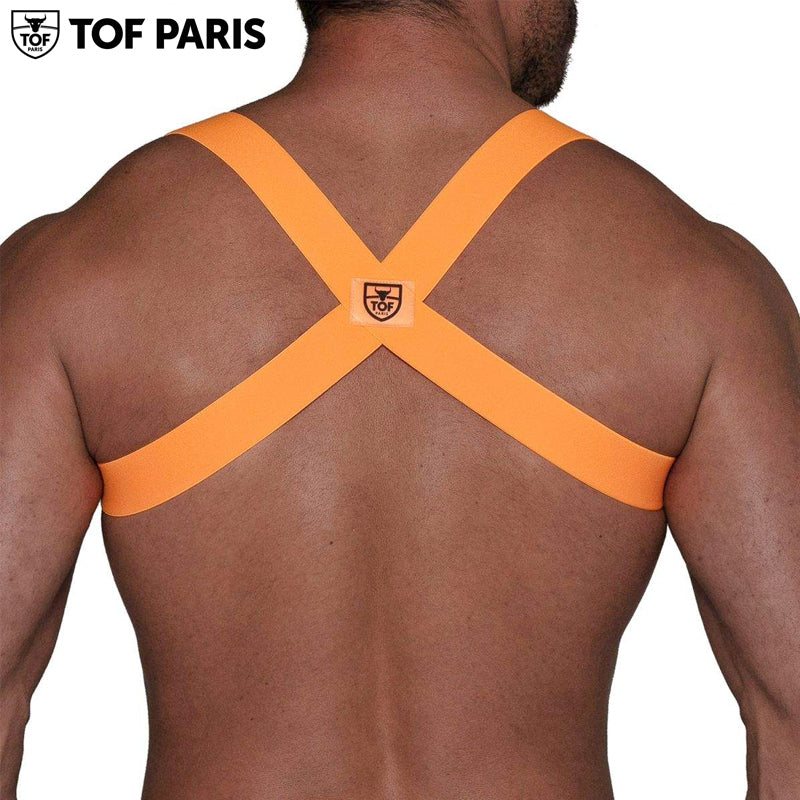 TOF Paris - Arnés Elástico Party Boy - Naranja Neón