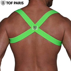 TOF Paris - Arnés Elástico Party Boy - Verde Neón