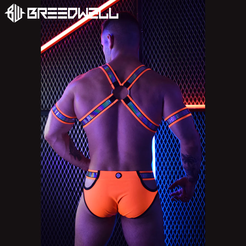 BREEDWELL - Pulseras REFLECTOR/bandas de bíceps - neon orange 