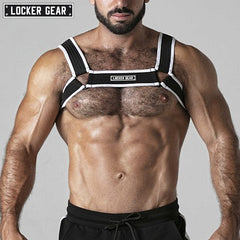 LOCKER GEAR - Arnés de malla LOOK AT - Blanco