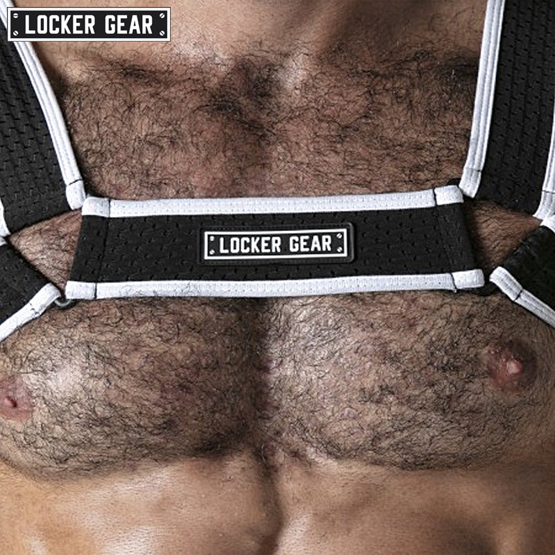 LOCKER GEAR - Arnés de malla LOOK AT - Blanco