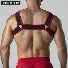 LOCKER GEAR - Arnés de malla LOOK AT - Rojo