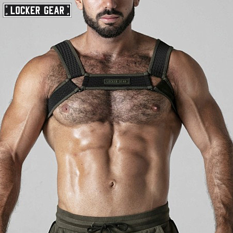 LOCKER GEAR - LOOK AT Arnés de malla - Caqui