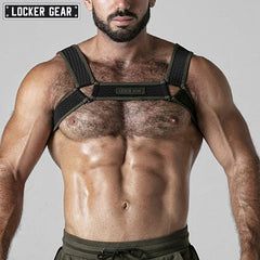 LOCKER GEAR - LOOK AT Arnés de malla - Caqui