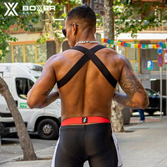 BOXER - Arnés con clip - Negro 