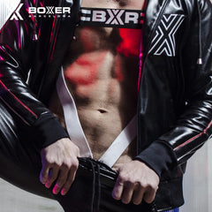 BOXER - Arnés para pecho y pene BXR - Blanco 