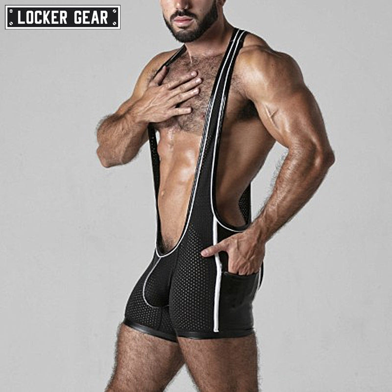 LOCKER GEAR - LOOK AT IT Camiseta sin mangas de malla - Blanco 