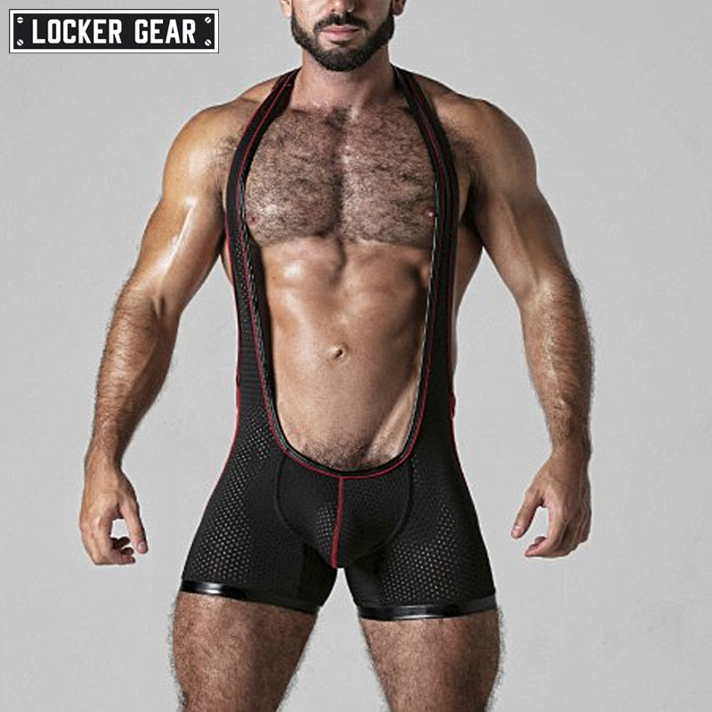 LOCKER GEAR - LOOK AT IT Camiseta sin mangas de malla - Rojo 