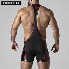 LOCKER GEAR - LOOK AT IT Camiseta sin mangas de malla - Rojo 