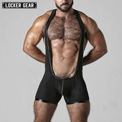 LOCKER GEAR - LOOK AT IT Camiseta sin mangas de malla - Caqui 