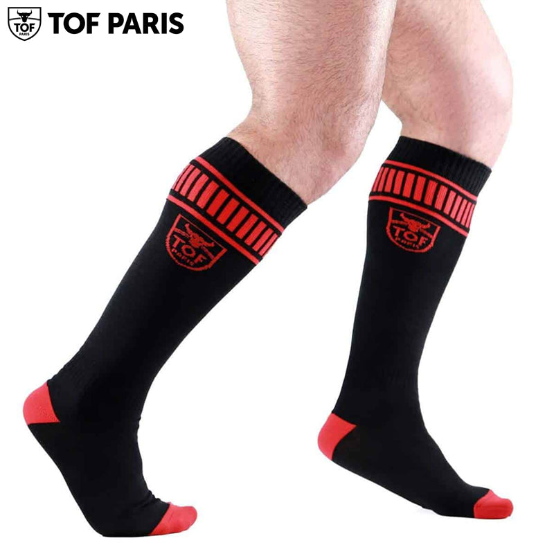 TOF Paris - Calcetines - Negro/Rojo