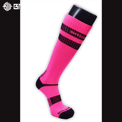 BREEDWELL - Calcetines LOGO STRIPE - Rosa neón