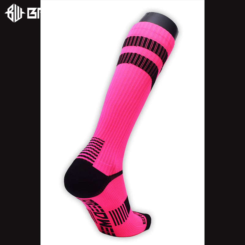 BREEDWELL - Calcetines LOGO STRIPE - Rosa neón