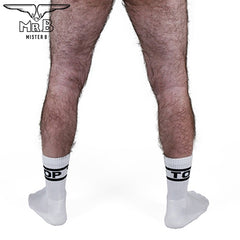 Mister B - Pack de 2 pares de calcetines largos blanco