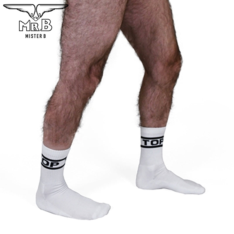 Mister B - Pack de 2 pares de calcetines largos blanco