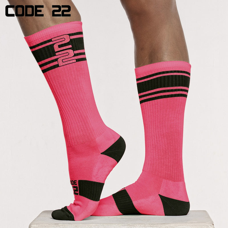 CODE22 - Calcetines activos neón - Rosa