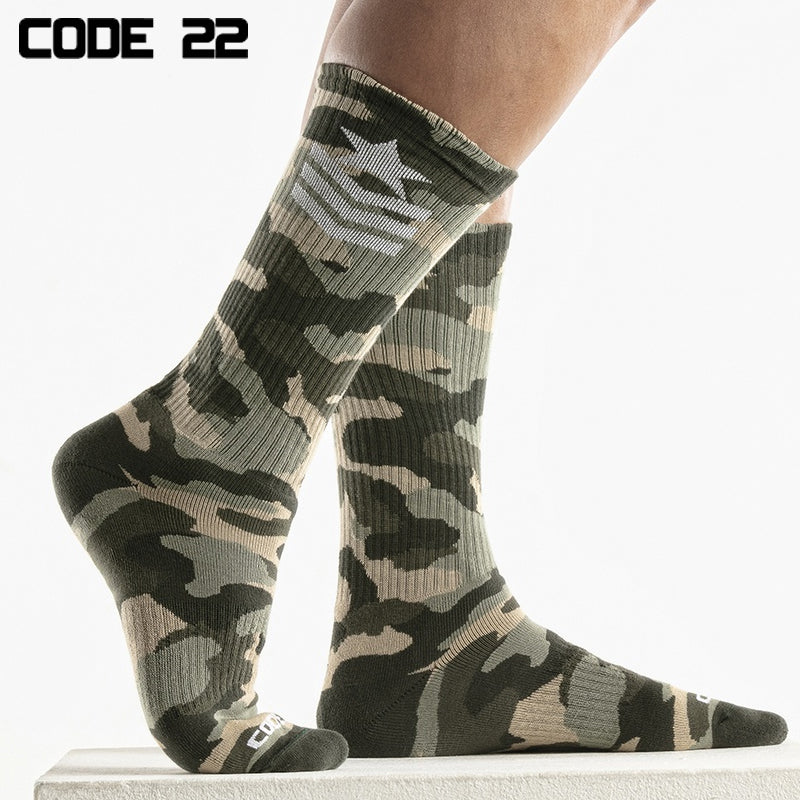 CODE22 - Calcetines MILITARES - Caqui