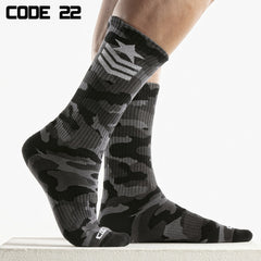 CODE22 - Calcetines MILITARES - Camo gris