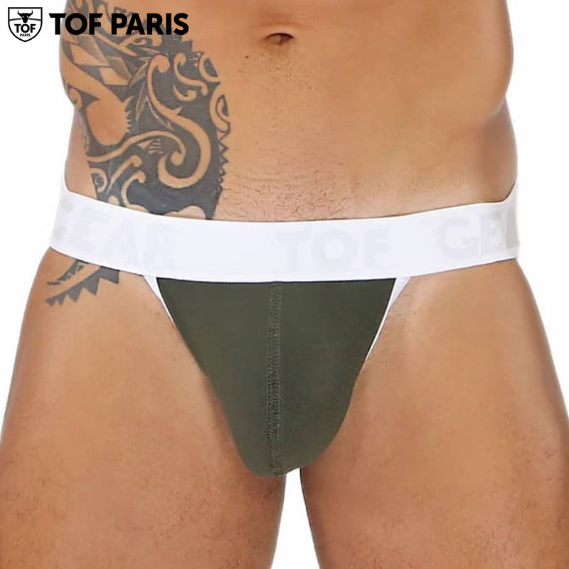 TOF Paris - Jockstrap Alpha - Caqui/Blanco