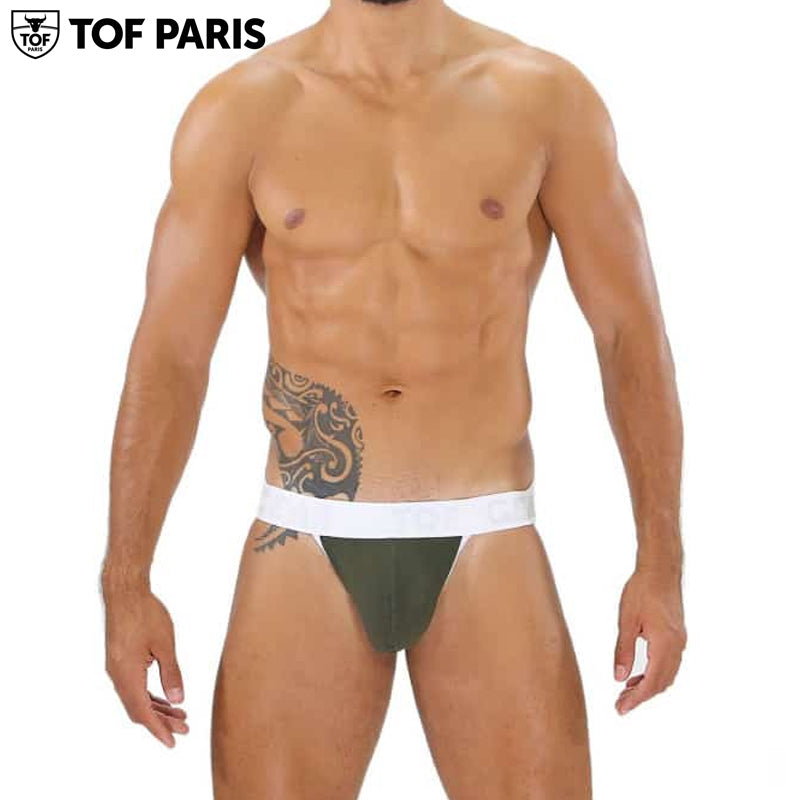 TOF Paris - Jockstrap Alpha - Caqui/Blanco