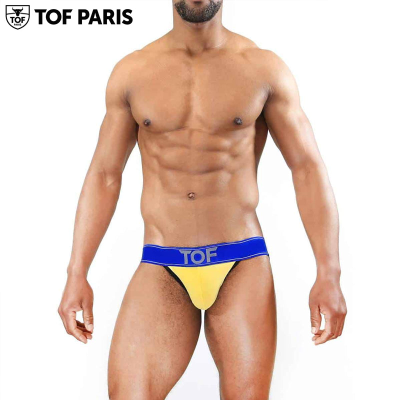 TOF Paris - Jockstrap Carter - Amarillo-Azul 