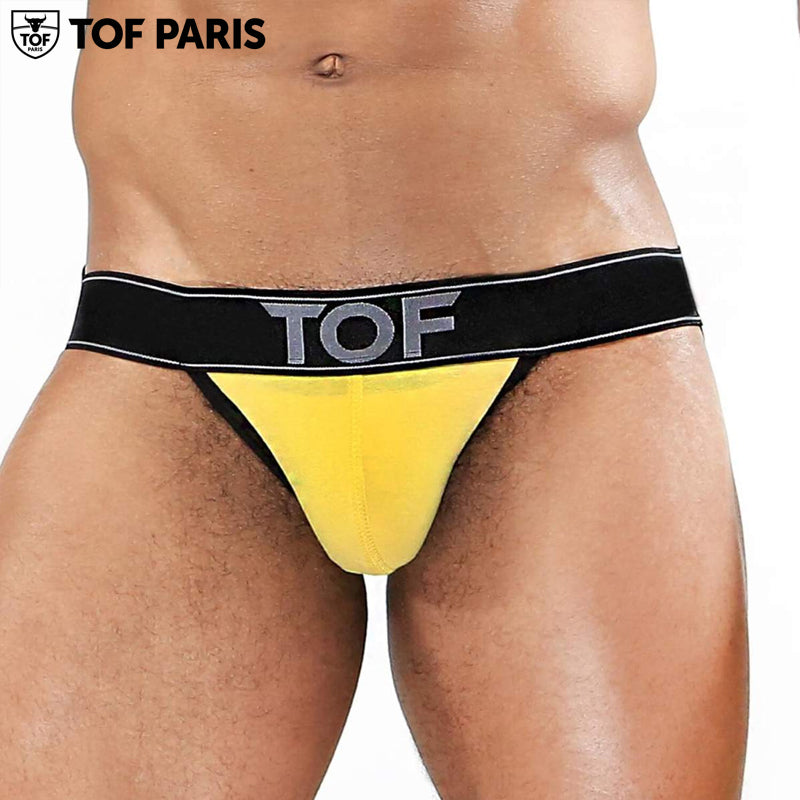 TOF Paris - Suspensorio Carter - Amarillo-Negro 