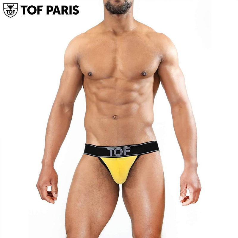 TOF Paris - Suspensorio Carter - Amarillo-Negro 