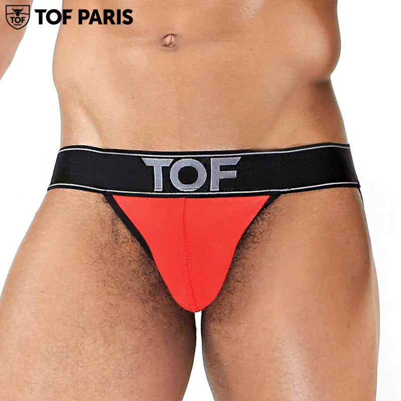 TOF Paris - Suspensorio Carter - Rojo-Negro 