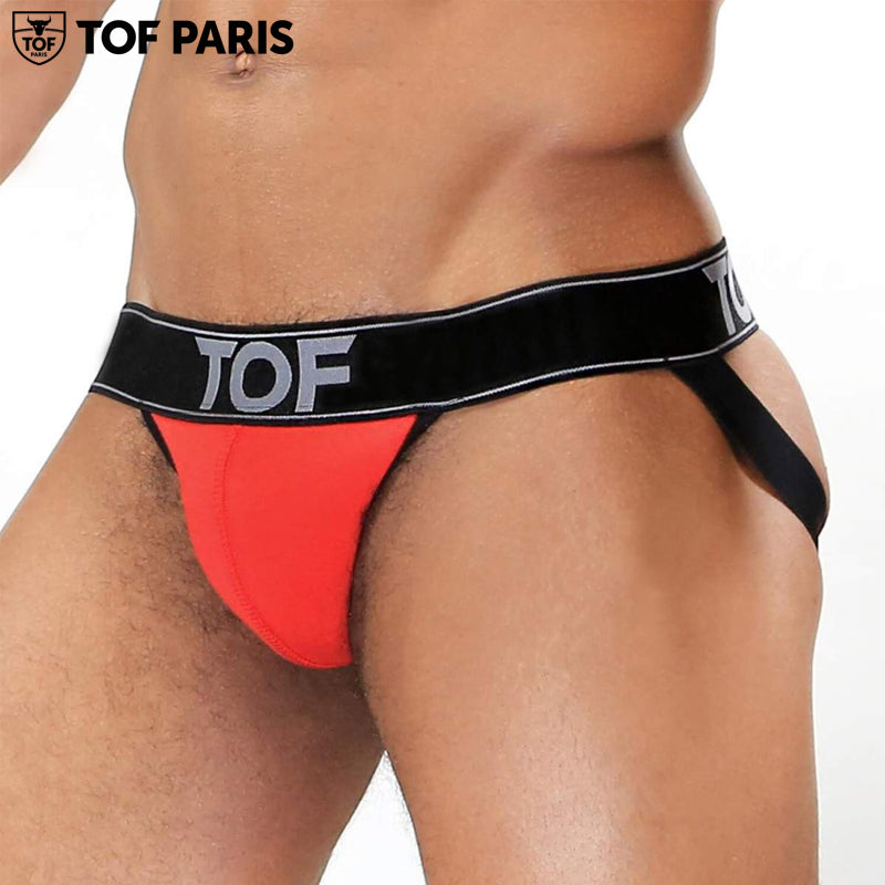 TOF Paris - Suspensorio Carter - Rojo-Negro 