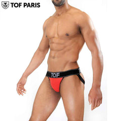 TOF Paris - Suspensorio Carter - Rojo-Negro 