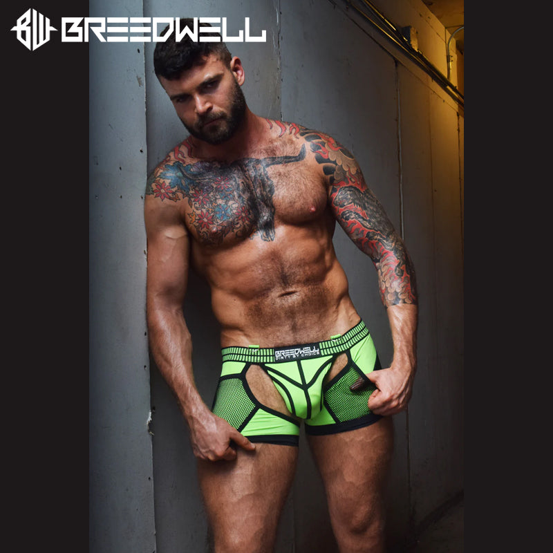 BREEDWELL - Suspensorio de neopreno HYBRED CHOKE - Verde neón 