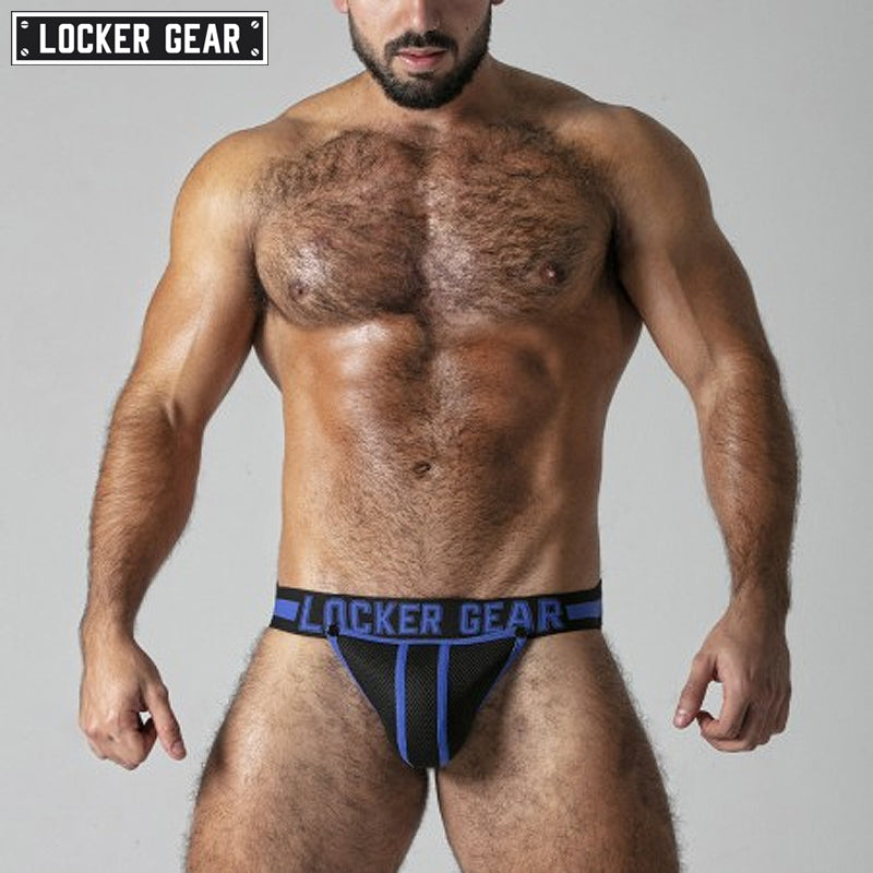 LOCKER GEAR - Jockstrap de acceso completo - Azul