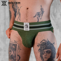 BOXER - DIRTY BIKER JOCK Suspensorio tejido - Ejército 