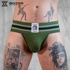 BOXER - DIRTY BIKER JOCK Suspensorio tejido - Ejército 