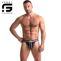 Sport Fucker - Jersey Jock Negro / Verde 