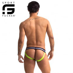 Sport Fucker - Jersey Jock Negro / Verde 