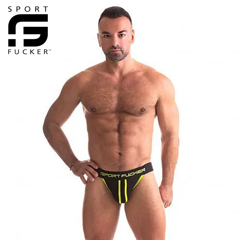 Sport Fucker - Jersey Jock Negro / Negro 