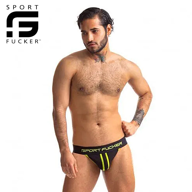 Sport Fucker - Jersey Jock Negro / Negro 