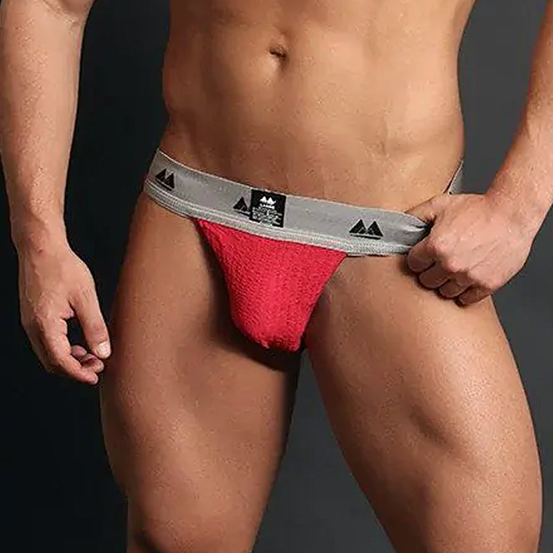 Mister B MM Jocks - Jockstrap de apoyo para adultos Rojo