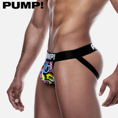 ¡BOMBA! - DRIP Jock Jockstrap - Negro/estampado