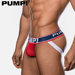 ¡BOMBA! - Suspensorio Fever Jock - Rojo/Azul