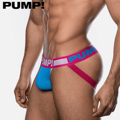 ¡BOMBA! - Suspensorio Sugar Rush Jock - Azul/Rosa