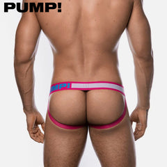 ¡BOMBA! - Suspensorio Sugar Rush Jock - Azul/Rosa