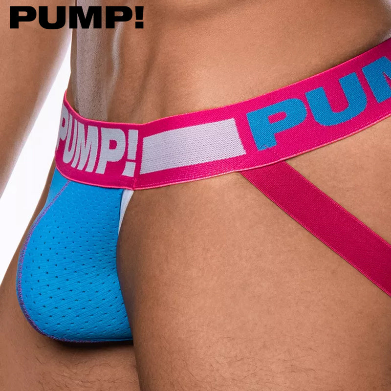 ¡BOMBA! - Suspensorio Sugar Rush Jock - Azul/Rosa