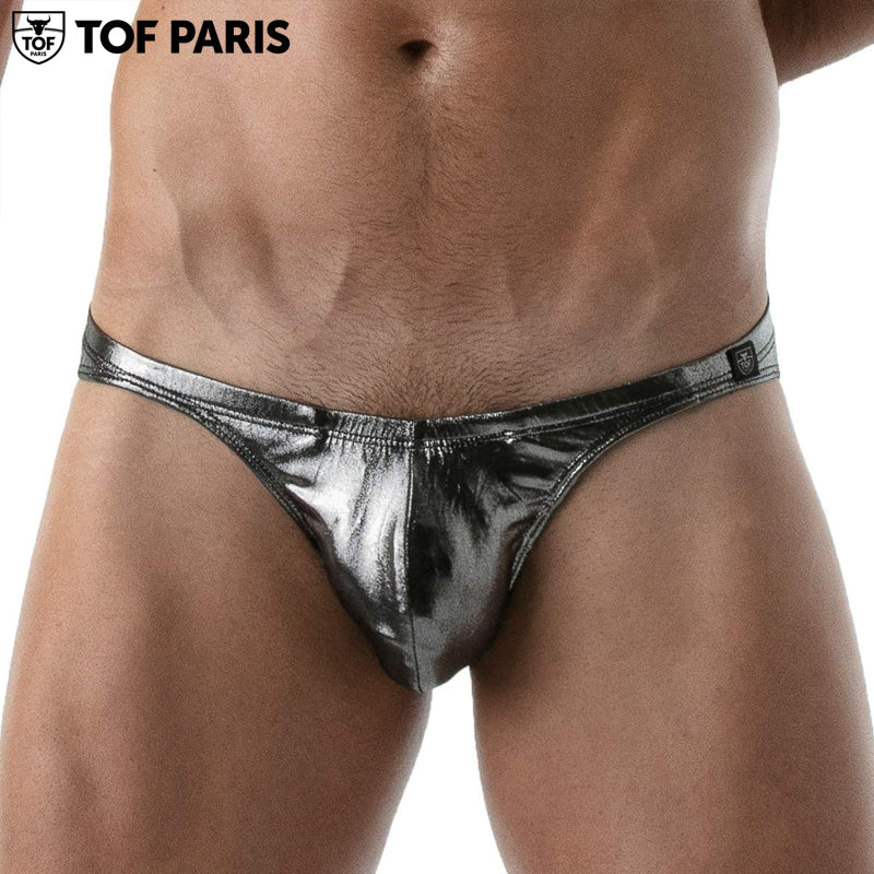 TOF Paris - Bikini metalizado - Plata