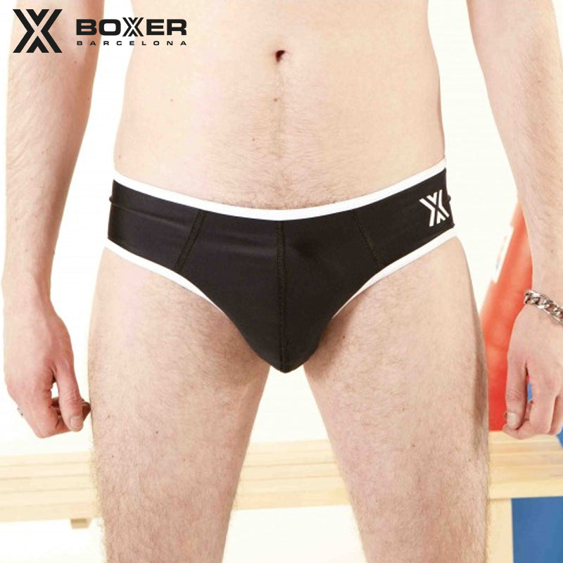 BOXER - Calzoncillo Tonga Smoothe - Negro/Blanco